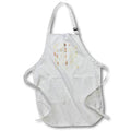 Apron - Chic Orange Image Of Watercolor Feather Pattern Patterns