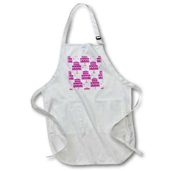 Apron - Purple Wedding Cake Pattern Patterns