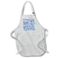 Apron - Contemporary Blue Image Of Watercolor Triangle Geometric Pattern Patterns