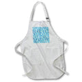 Apron - Aqua and White Mosaic Pattern Patterns