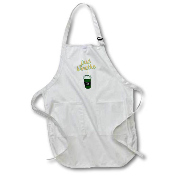 Apron - Creative and Inspirational Coffee Quotes 3dRose- Coffee quotes