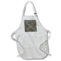Apron - Blue and Gold Cheetah Print Digital Art