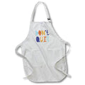 Apron - Colorful Inspirational Quotes With Text of Dont Quit 3dRose-Self Inspirational Quote