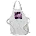 Apron - Glam Purple and Image Of Gold Corner Triangle Geometric Pattern Geometric Patterns