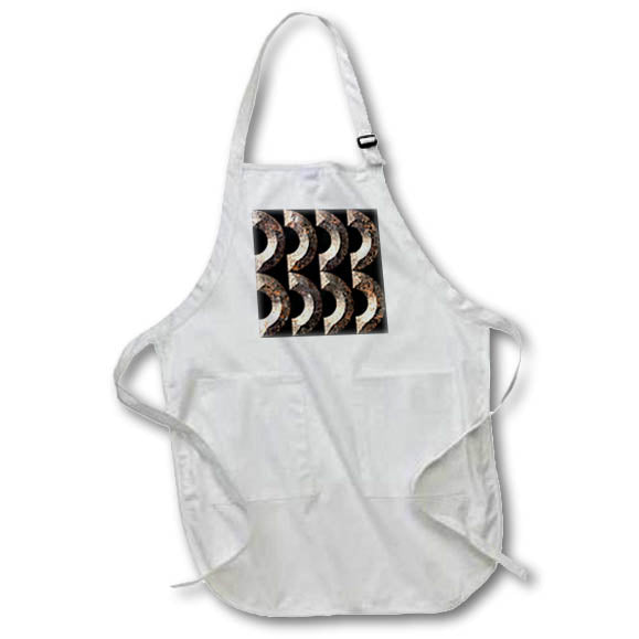 Apron - Modern Image Of Rusty Image of Metal Half Circle Pattern Geometric Patterns