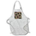 Apron - Modern Pink Green Blue Mosaic Half Circle Geometric Pattern Geometric Patterns