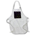 Apron - Purple Pink Yellow Scattered Confetti Pattern Geometric Patterns