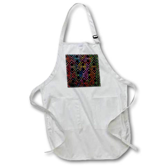 Apron - Colorful Ornamental Diamond Geometric Pattern Geometric Patterns