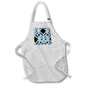 Apron - Blue Image Of Marble Thick Geometric Pattern Geometric Patterns