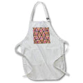 Apron - Modern Pink Yellow Abstract Diamond Image Of Liquid Abstract Pattern Geometric Patterns