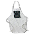 Apron - Pink, Blue, Yellow Pastel Colors Wavy Lines Pattern Geometric Patterns
