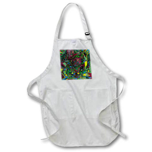 Apron - PINK DRAGON SEED DYLAN SEIBOLD - LINE ART
