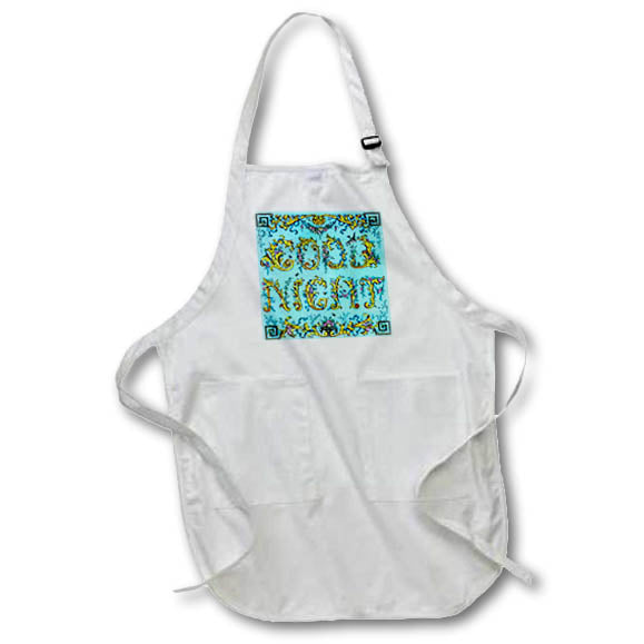 Apron - Vintage Good Night Magic Lantern Slide Magic Lantern Slides