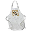 Apron - Glam Image Of Gold Image Of Glitter Floral Monogram Initial S Monograms