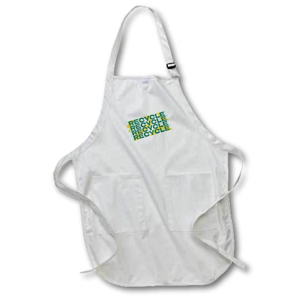 Apron - Recycle Save the Planet Campaign 3dRose - Rosette - Save The Earth