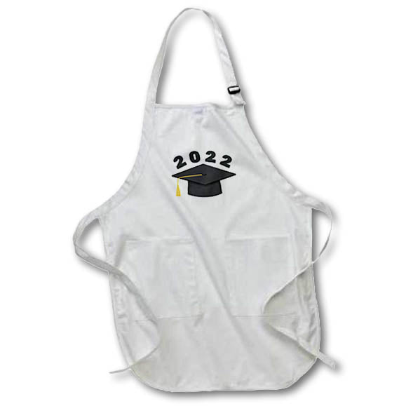 Apron - Class of 2022 Gift for Graduation 3dRose - Rosette - Graduation
