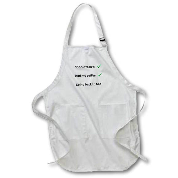 Apron - Word of Humor Art - Morning Protocol
