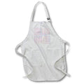 Apron - Printed Zigzag Gradient in Pink and Purple Design 3dRose - Rosette - Pattern Prints