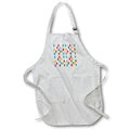 Apron - Printed Small Colorful Chevrolet Design 3dRose - Rosette - Pattern Prints