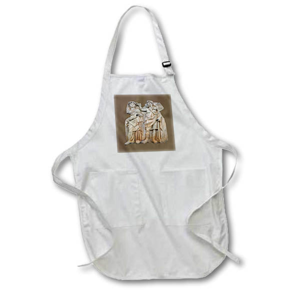 Apron - Aphrodite Crowned By Andreia Sebastion Relief Classical Art Cut Out Vector Art - Aphrodite and Andreia