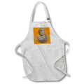Apron - Shield Portrait, Philosopher At Aphrodisias Vector Art Vector Art - Philosopher Sculpted Relief