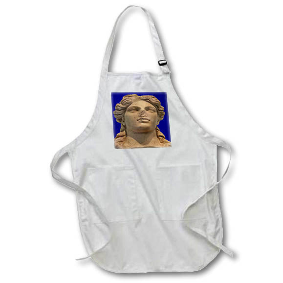 Apron - Goddess Hadrianic Baths Aphrodisias Cut Out Vector Art - Hellenistic Goddess