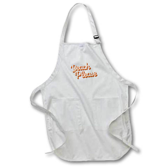 Apron - Beach Please Summer Vibes 3dRose - Rosette - Summer