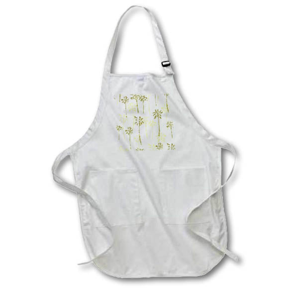 Apron - Coconut Tree Pattern Prints 3dRose - Rosette - Pattern Prints