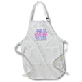 Apron - Thankful Grateful and Blessed 3dRose - Rosette - Bible Verse
