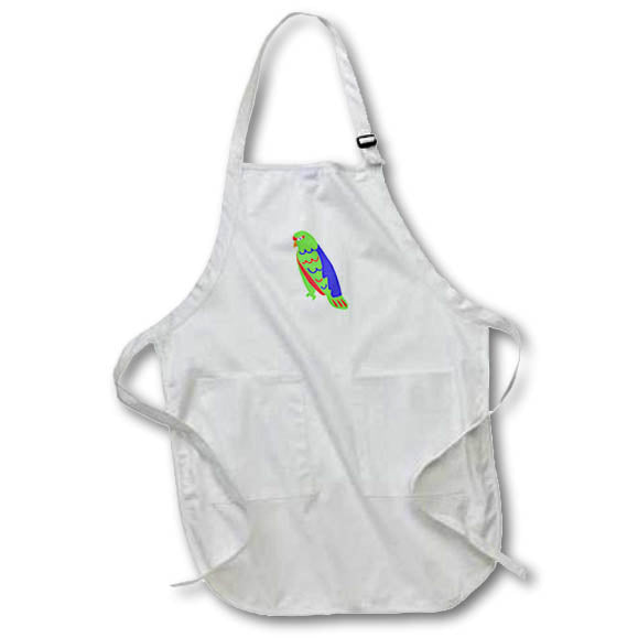 Apron - Image of a parrot 3dRose-Sutandre- Animals
