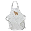 Apron - Image of a bear 3dRose-Sutandre- Animals