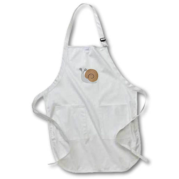 Apron - Image of a snail 3dRose-Sutandre- Animals