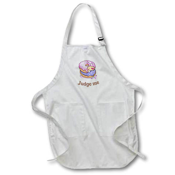 Apron - Creative and Unique Judge Me 3dRose Mary Aikeen- Funny text and Images