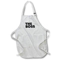 Apron - The Boss 3dRose - Rosette - Couple Gifts