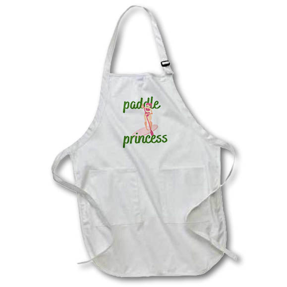 Apron - Paddle Princess 3dRose - Rosette - Lake Life
