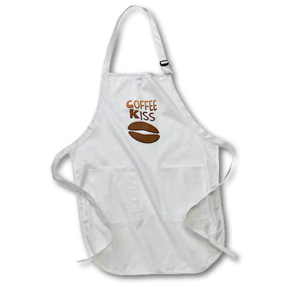 Apron - Image of Words Coffee Kiss – Coffee