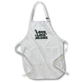 Apron - Love Like Jesus 3dRose - Rosette - Bible Verse