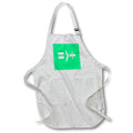 Apron - Equality Is Greater Than Division Mathematical Graphic White Vector Art - Mathematical Graphics