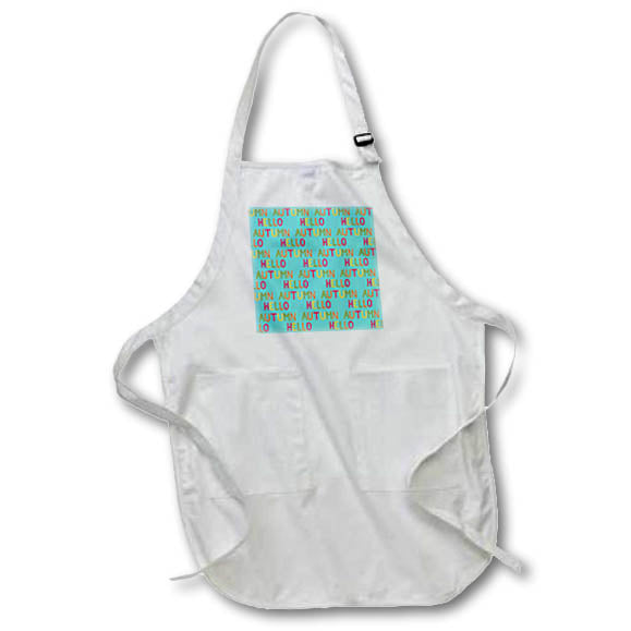 Apron - Cute Hello Autumn Words Pattern Fall Autumn Patterns