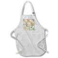 Apron - Pretty Bushels of Green Pumpkins and What Stalks Pattern Fall Autumn Patterns