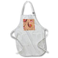 Apron - Bright Pink Pumpkins and Cornucopia Pattern Fall Autumn Patterns
