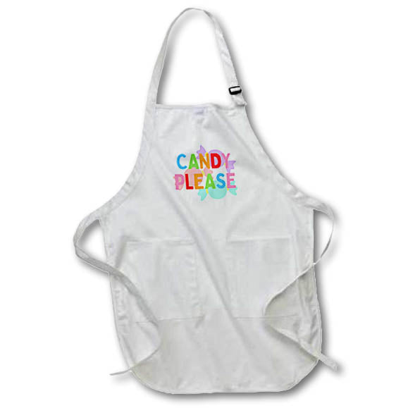 Apron - Candy Please 3dRose - Rosette - Sweet Foods