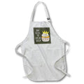 Apron - Bow Before The CupCake Queen 3dRose - Rosette - Sweet Foods