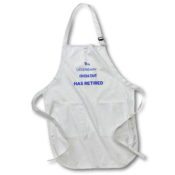 Apron - This legendary consultant has retired Retirement and Celebration - TEXT