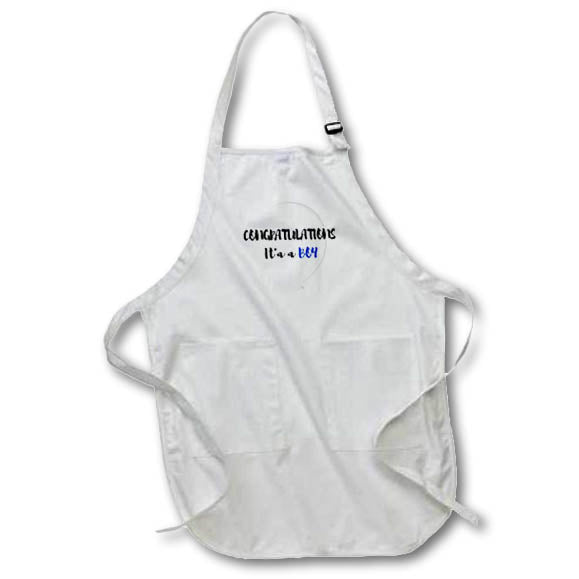 Apron - congratulations it’s a boy Retirement and Celebration - TEXT