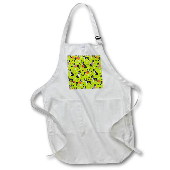 Apron - Boston Terrier Halloween Dog Pattern Designs Dogs