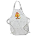 Apron - Pretty Fall Flowers Image Of Copper Monogram Initial L Fall Autumn Monograms