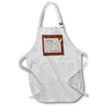 Apron - Happy Valintines Day, Copper Hearts Valentine Design