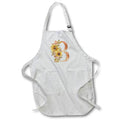Apron - Pretty Sunflower Monogram Initial B Fall Autumn Monograms