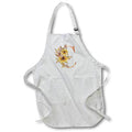 Apron - Pretty Sunflower Monogram Initial C Fall Autumn Monograms